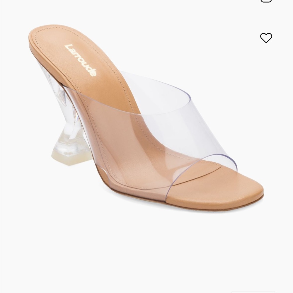 Larroude clear heels